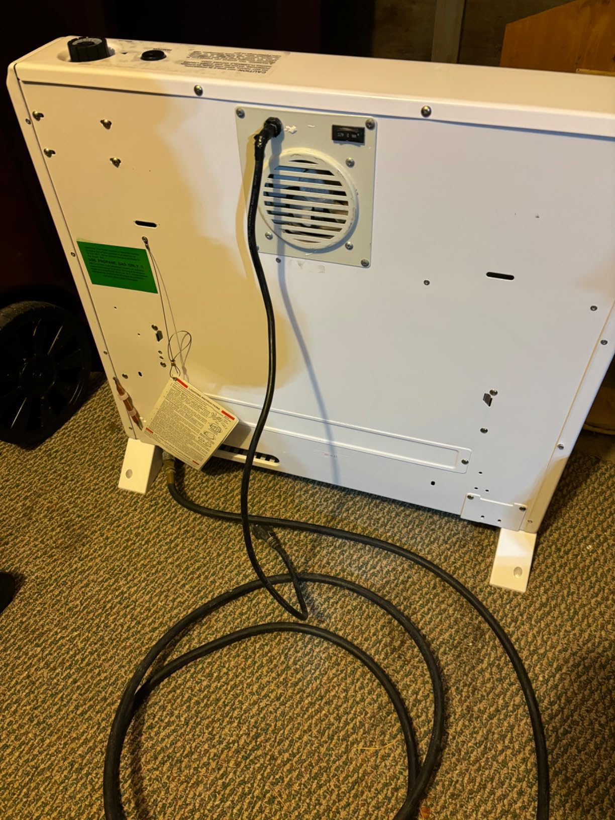 ProCom Heating Liquid Propane Ventless Infrared Plaque Heater With Base Feet - 25,000 BTU, T-Stat Control - Model# ML250TPA-B customer photo 2