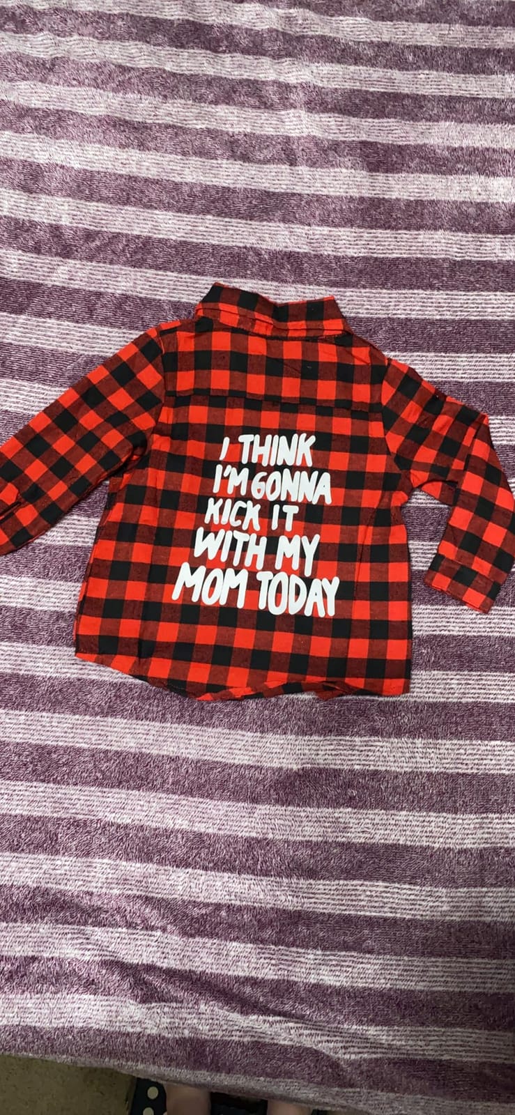 Toddler Long Sleeve Shirt Baby Boy Girl Plaid Top for Toddler Spring Winter Coat for Kid customer photo 1