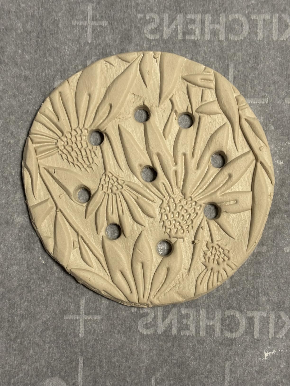 MKM Pottery Tools Wood Big Hand Rollers for Clay (BHR-147 Coneflowers) customer photo 2