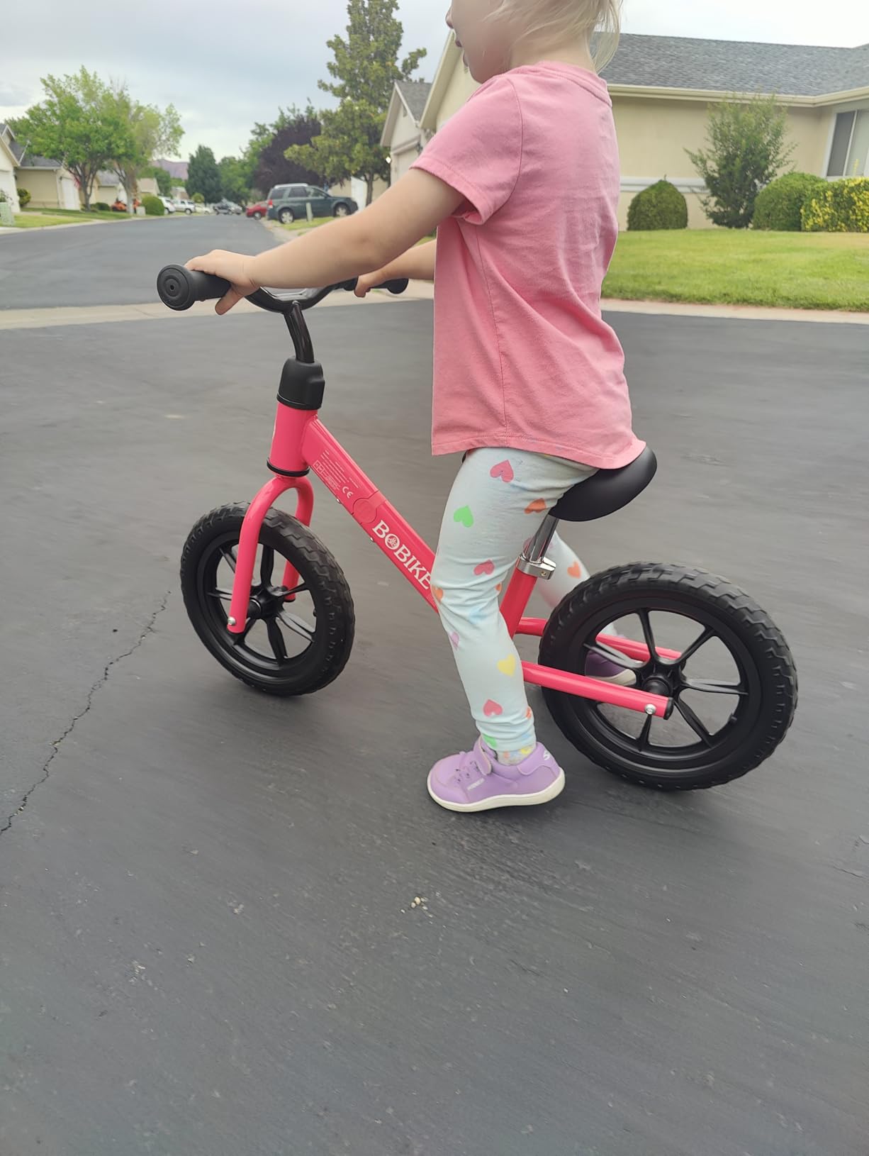 Bobike Toddler Balance Bike Toys for 2 to 5 Year Old Girls Boys Adjustable Seat and Handlebar No-Pedal Training Bike Best Gifts for Kids customer photo 2