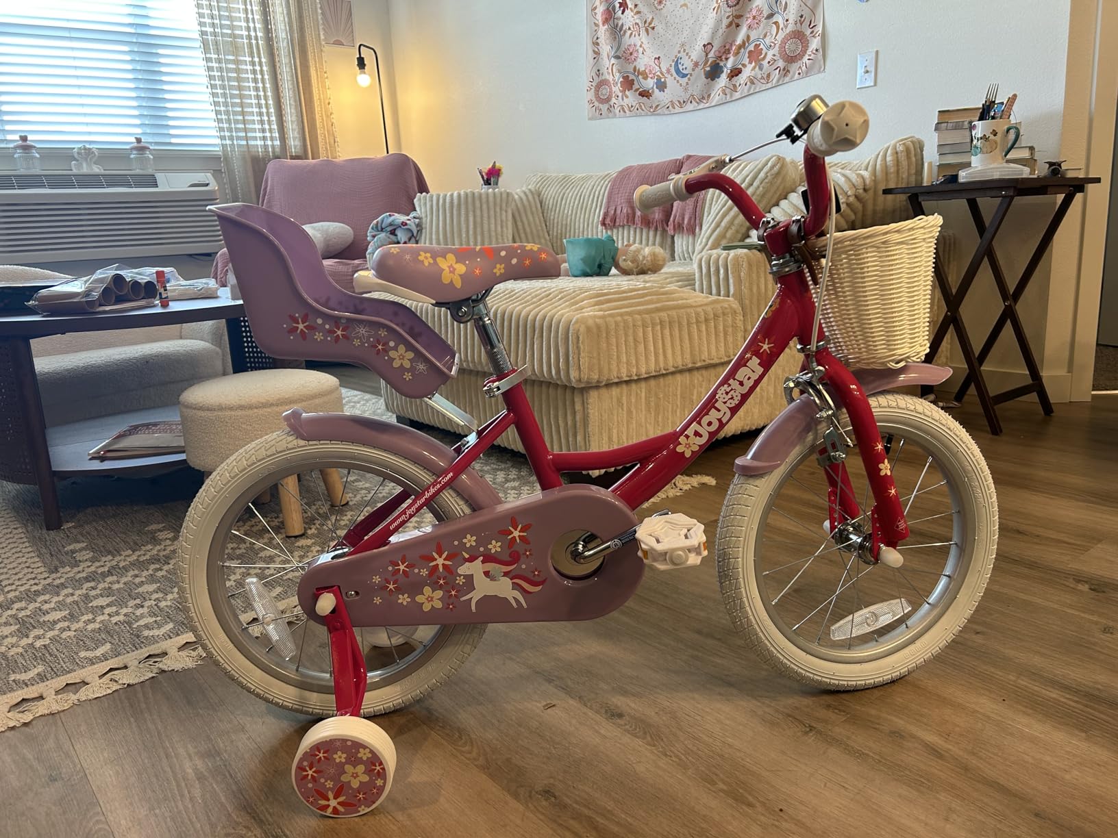 JOYSTAR Unicorn 12-20“ Kids Bike for Girls Ages 2-10 Years Old customer photo 2