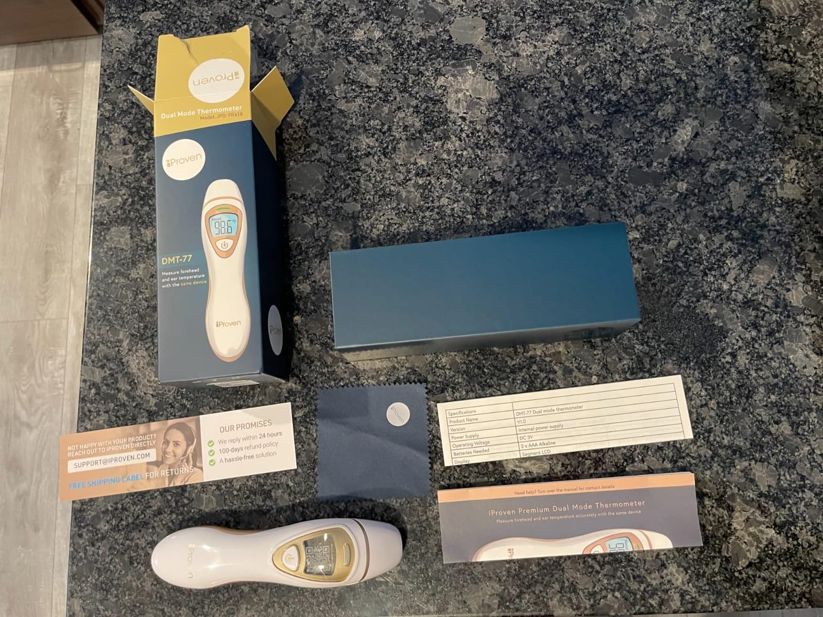 iProven Ear Thermometer with Non-Touch Forehead Function, Superior Accuracy | For Adults, Kids & Babies, Pro Series Premium Digital Thermometer, for Adults and All Ages customer photo 2