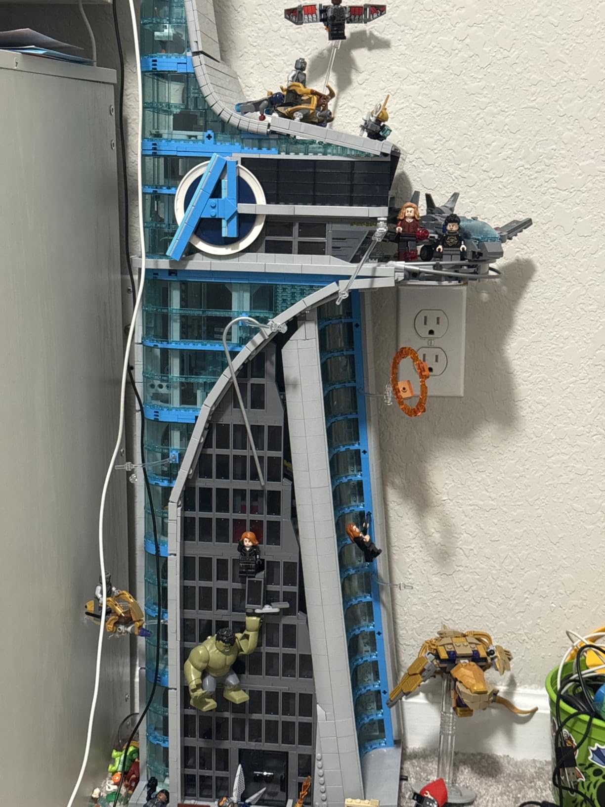 LEGO Marvel Avengers Tower Building Kit, Detailed Recreation of The Iconic HQ Featuring Classic Movie Scenes, 31 Figures and Authentic Accessories, Gift for Marvel Fans and Model-Makers, 76269 customer photo 2