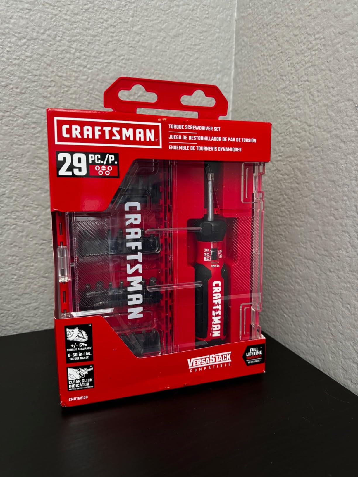 CRAFTSMAN Torque Screwdriver Set with Storage, 1