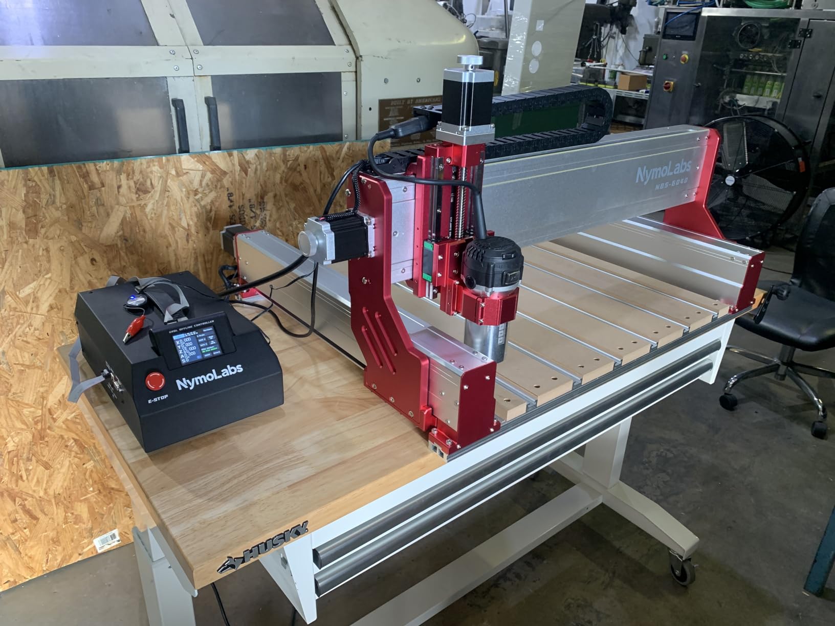 NBS-6040 CNC Router Machine, 710W Spindle for Wood Acrylic & Metal customer photo 1