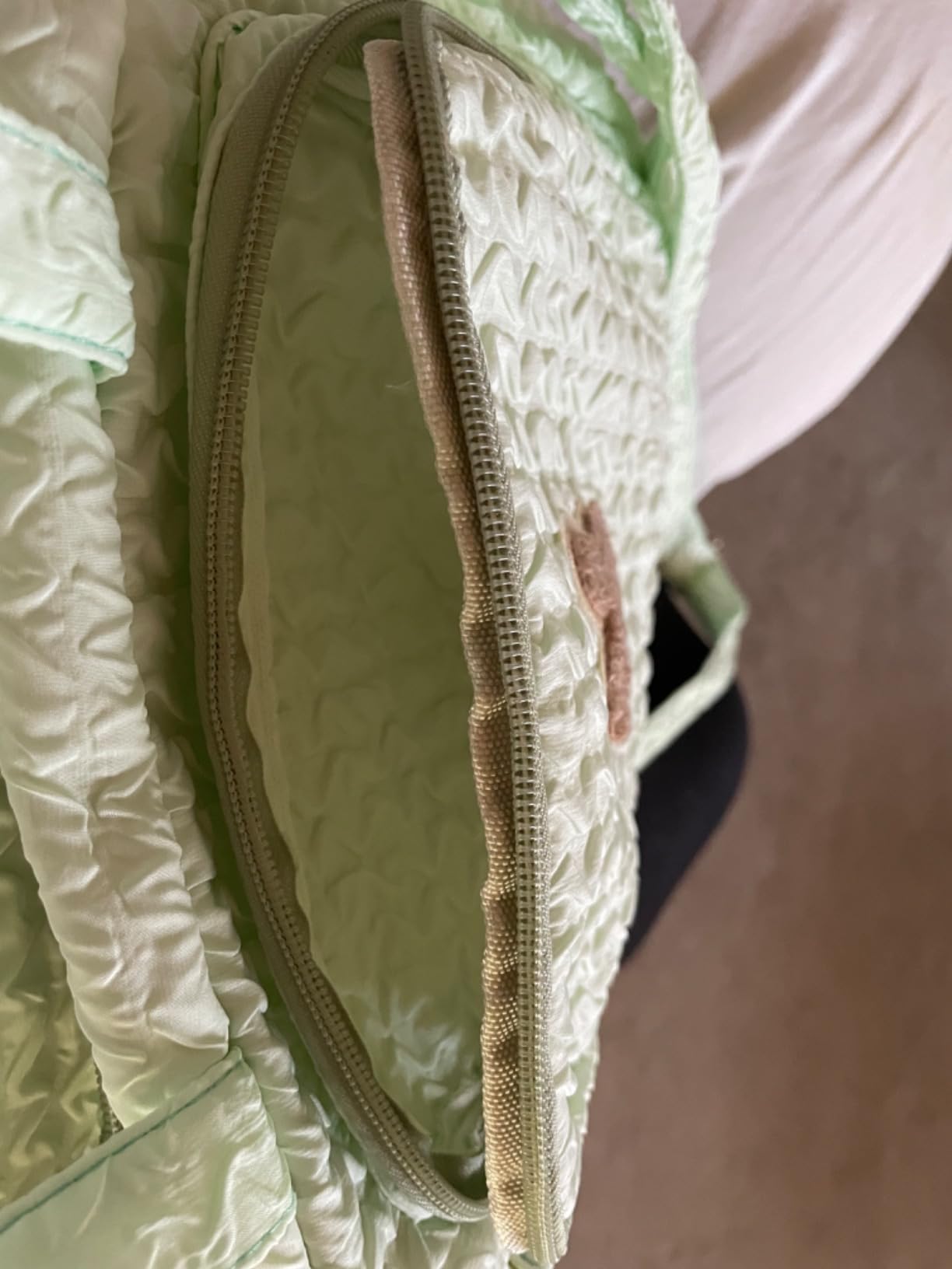 Lushandy Baby Diaper Bag Tote, Mom Bag Crossbody Diaper Bags Baby Travel Bags for Girl Pañaleras Para Bebe (Pink, Small) customer photo 2