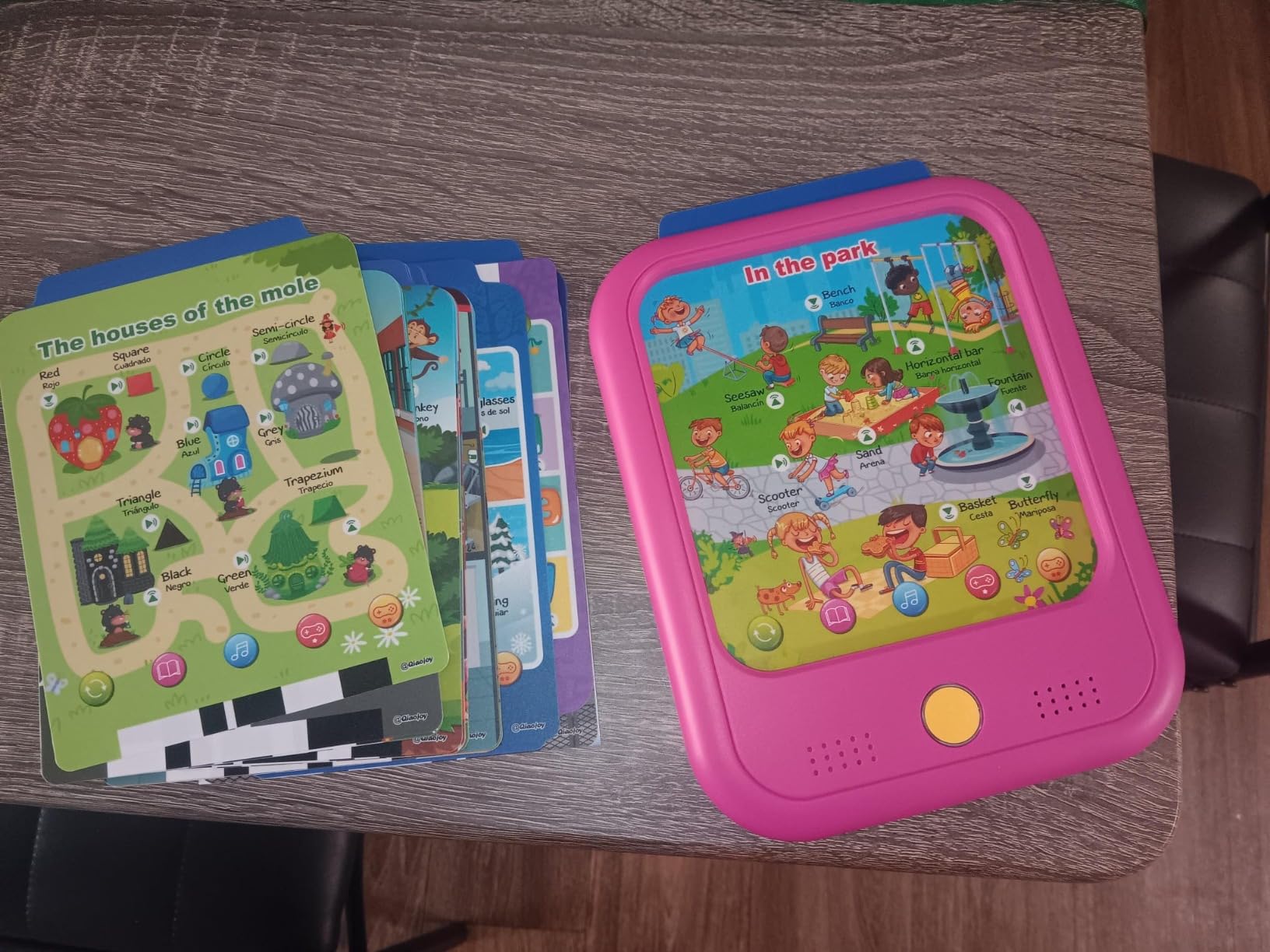 Qiaojoy Kids Learning Tablet Educational Learning Pad for Toddlers 2-5 customer photo 1