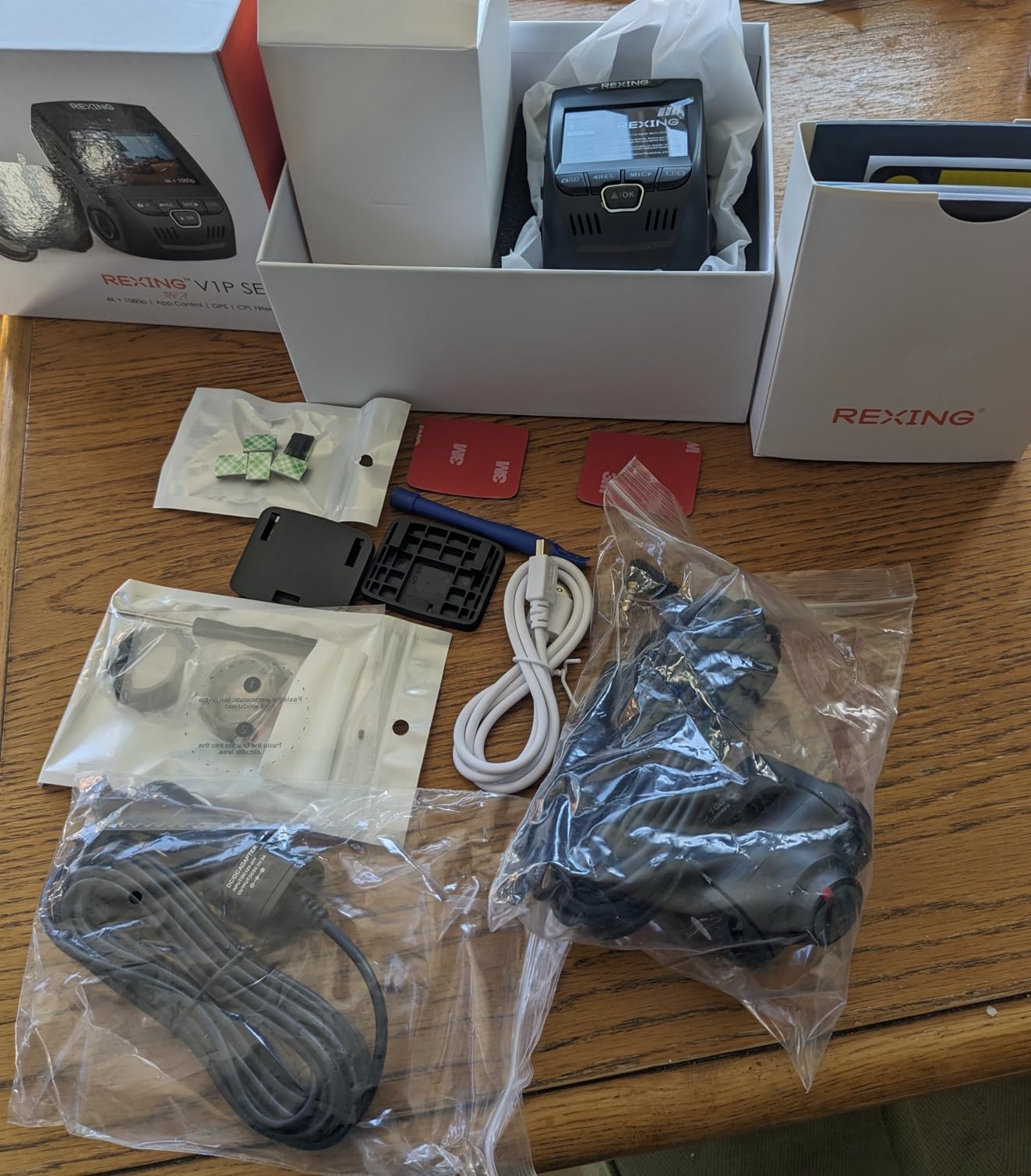 RexingUSA V1P SE 4K Dual Dash Cam w/GPS, Wi-Fi & 2pcs-CPL Filter | 512GB Support | Front 2160p, Rear 1080p | 170° Angle | G-Sensor | WDR | Loop Record | Parking Monitor customer photo 2