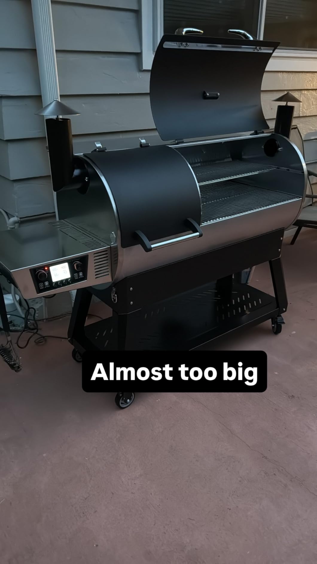 recteq DualFire 1200 Wood Pellet Smoker Grill, Wi-Fi Electric Pellet Grills, Dual Chambers for Hot and Fast + Low and Slow Cooking customer photo 1