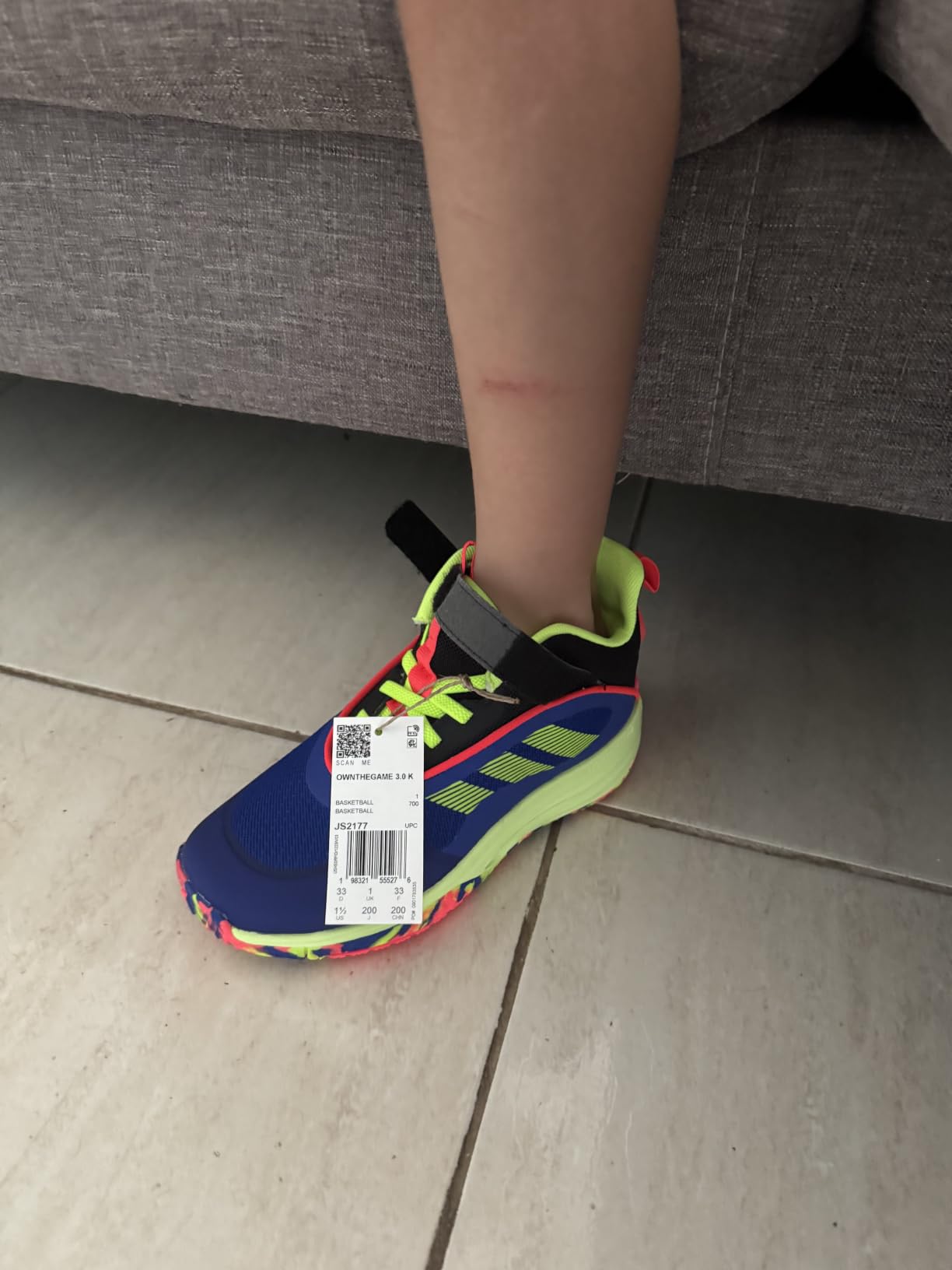 adidas Kids' Own the Game 3.0 Basketball Shoe customer photo 1
