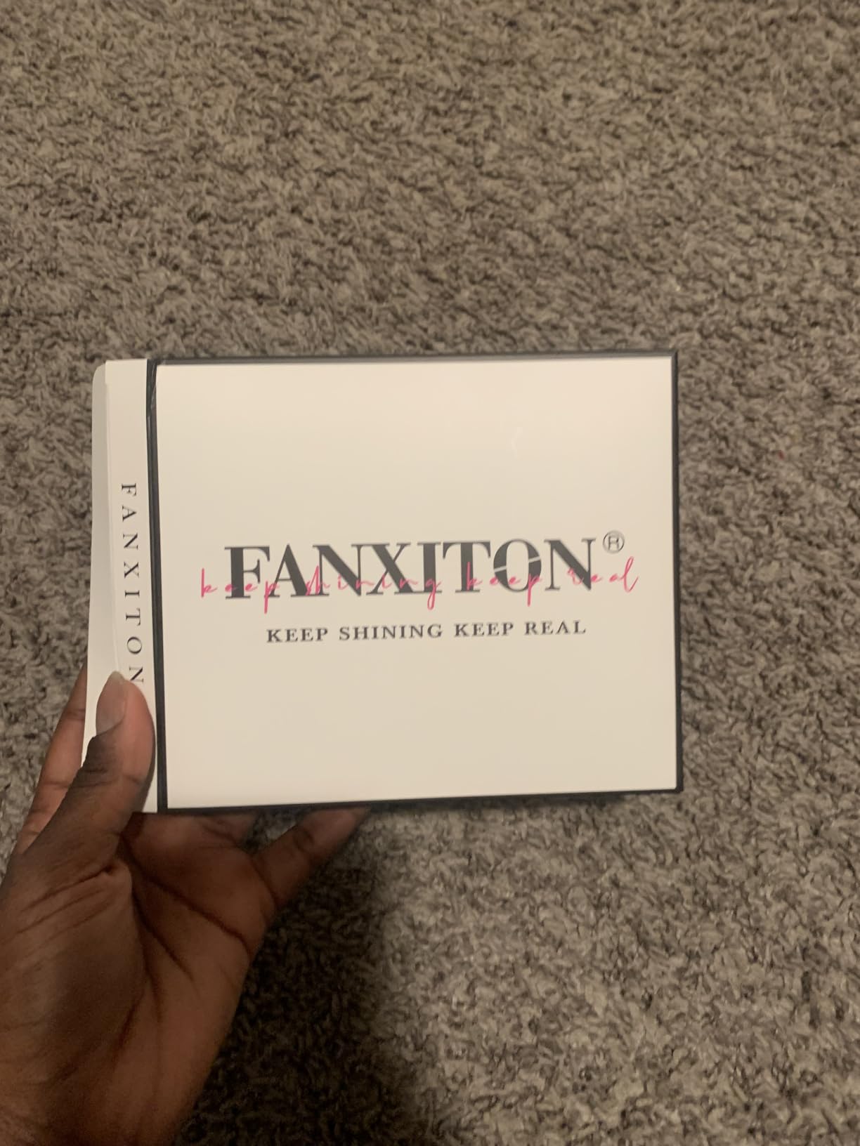 FANXITON DIY Individual Eyelash Extension Kit, Thick Volume Lash Clusters 40D+50D D Curvature, 280 Pieces Thin Band Cluster Lashes with Bond and Seal Tweezers customer photo 1