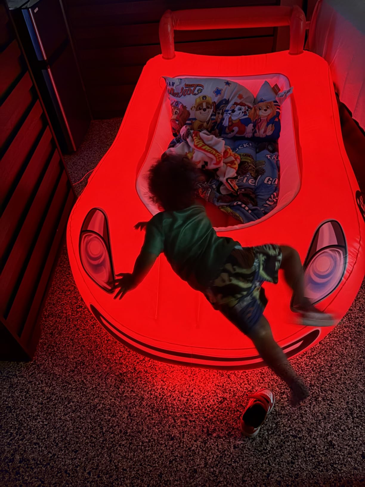 Air Candy Sleep Racer Toddler Car Bed, Red, Single, Ages 2-6 customer photo 1