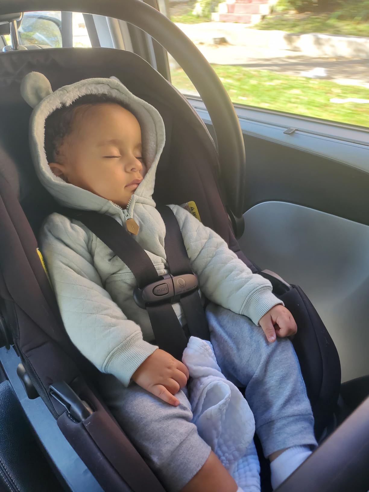 Simple Joys by Carter's Baby Hooded Sweater Jacket with Sherpa Lining customer photo 2