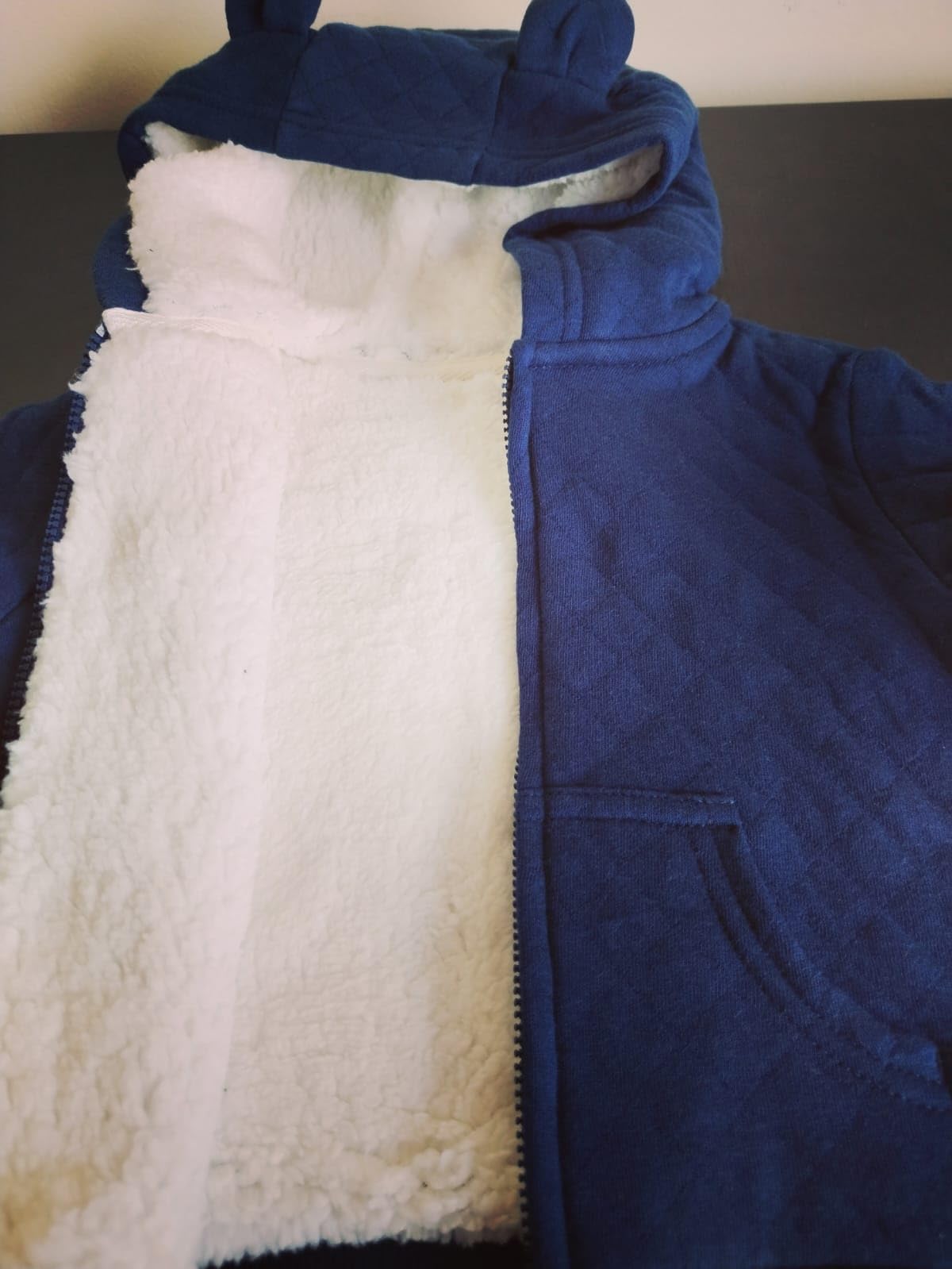 Simple Joys by Carter's Baby Hooded Sweater Jacket with Sherpa Lining customer photo 1