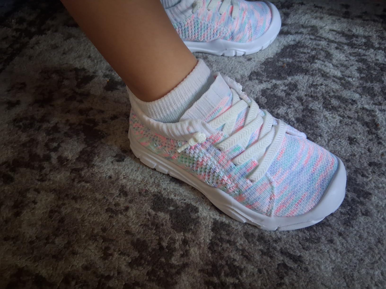LeIsfIt Toddler Shoes Boys Girls Wide Toe Box Breathable Slip-On Sneakers Kids Lightweight Barefoot Feel Shoes for Everyday Play customer photo 2