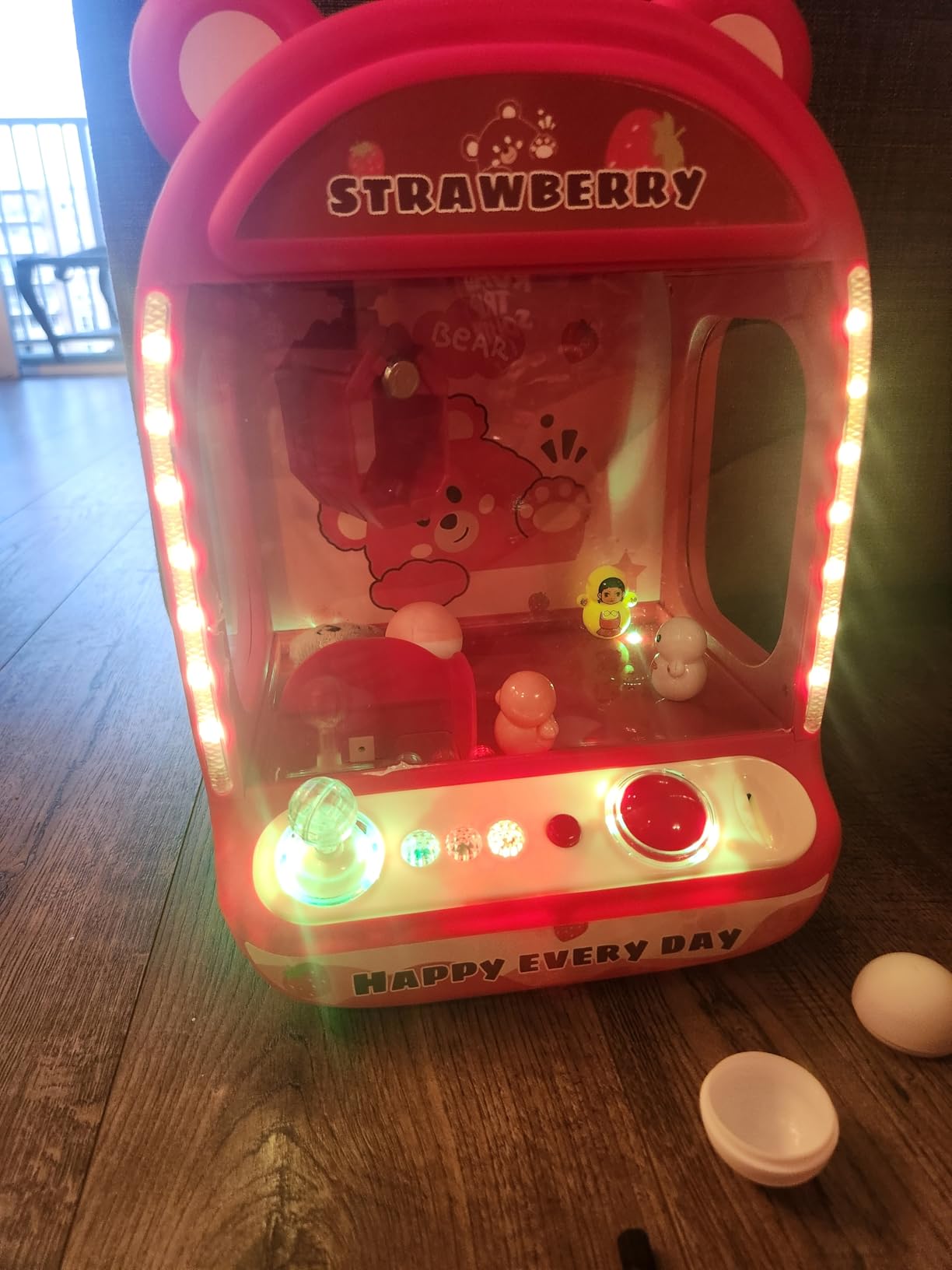 Skirfy Claw Machine for Kids, Arcade Prize Game with 44 Toys Birthday 6+ customer photo 1