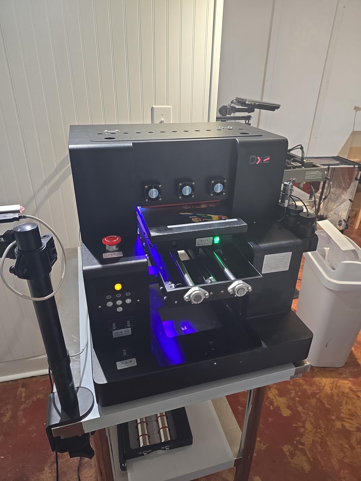 DXZ A4 L805 UV Flatbed Printer - Varnish with Rotary UV Ink for Acrylic, Metal, Leather, Golf, Bottle, Phone Case and More,2-Year Ink Included (Printer + Bottle Holder + Software) customer photo 1