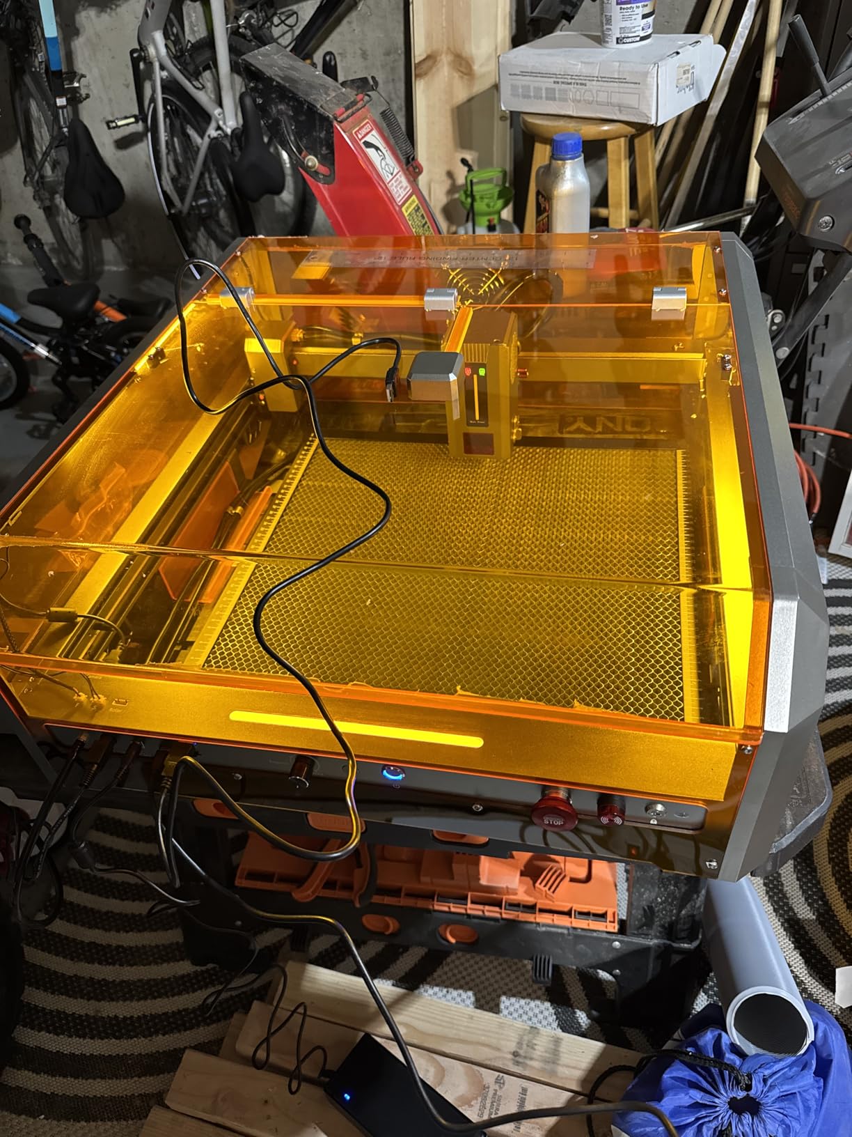 Genmitsu L8 Laser Engraver, 40W 40000mW Power Laser Cutter Safety Class 1 customer photo 2