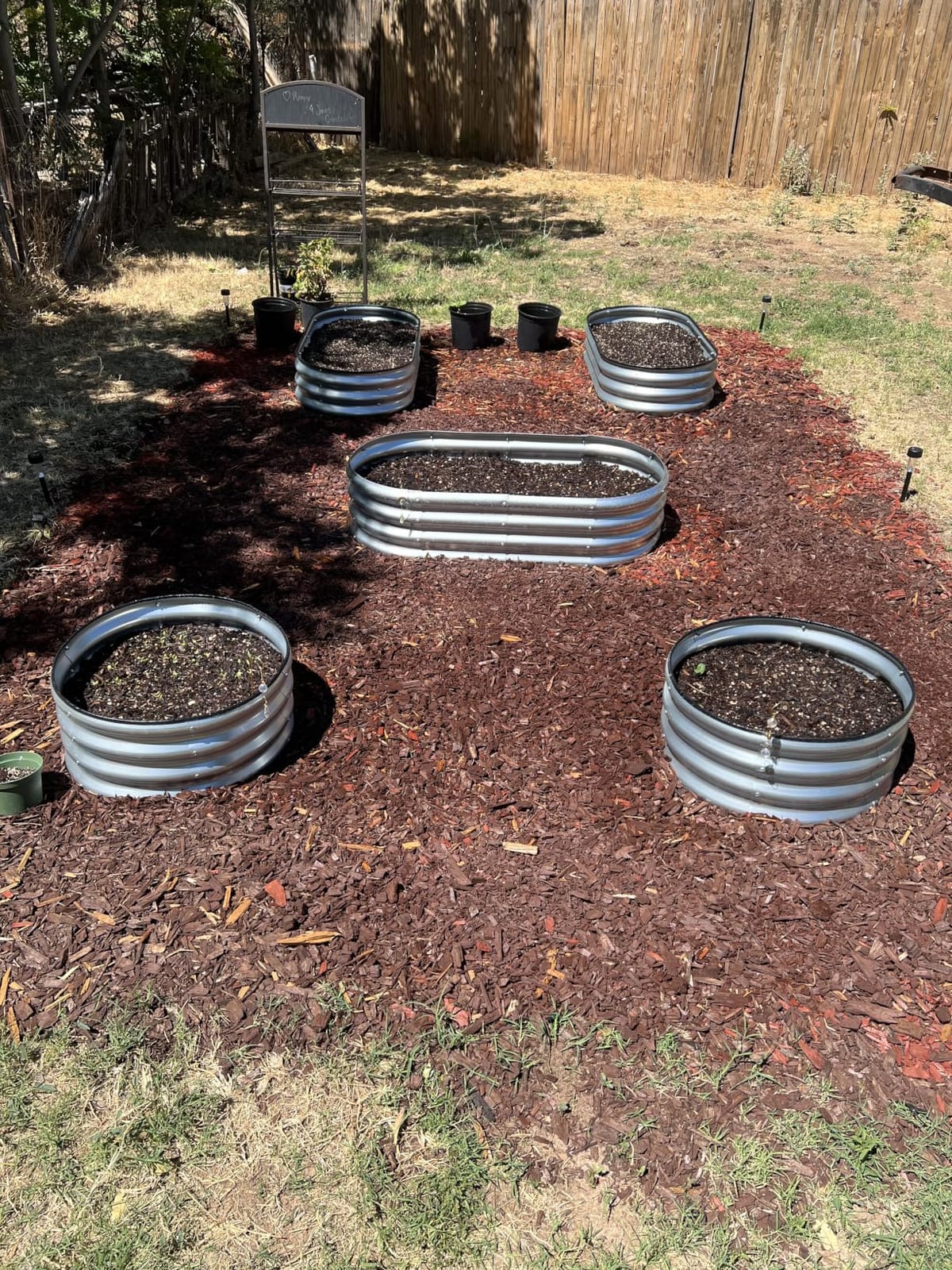 JERIA Raised Garden Bed,Galvanized Raised 2 Pcs 4×2×1ft Planter Boxes Outdoor with Easy Assembly, Large Garden Bed for Vegetables, Fruits, Flower customer photo 2