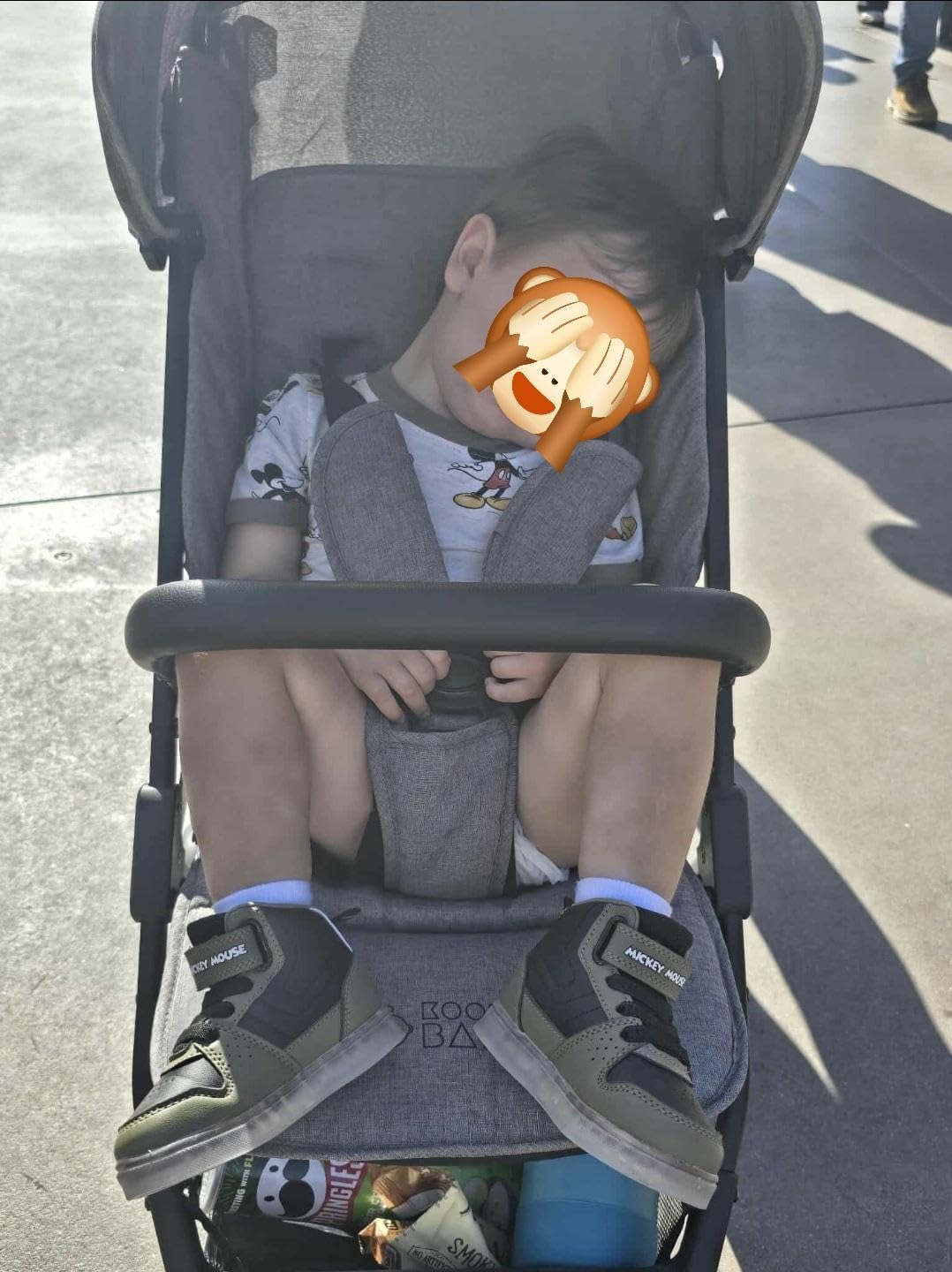 Lightweight Travel Stroller for Baby & Toddlers - Easy Fold & Compact Stroller with Canopy, Storage Basket, Multi-Position Recline & Convenient One-Hand Fold (Grey) customer photo 1