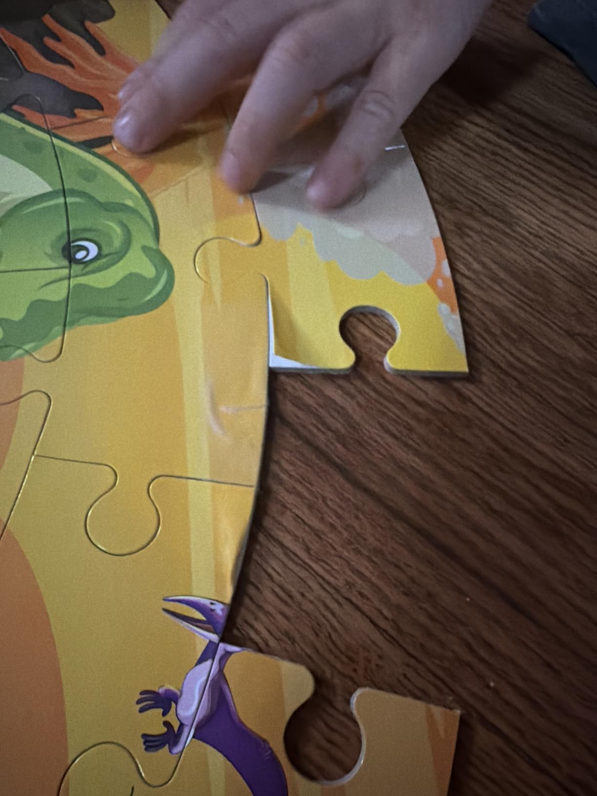 SYNARRY Dinosaur Floor Puzzles for Kids Ages 4-6, Large 70-Piece | Jigsaw Puzzle for Kids Ages 4-8, Dinosaur Toys for Kids 3-5, STEM Learning, Screen-Free Play, Dinosaur Puzzles Birthday Gifts customer photo 2