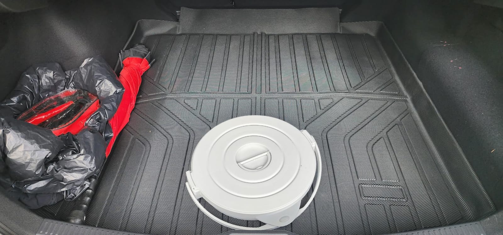 Powerty Truck Bed Mat for Ford Maverick (Gas & Hybrid XL/XLT/Lariat Models) 2022 2023 2024 2025 2026 Accessories All Weather Truck Bed Liner TPE Pickup Bed Mat Black customer photo 1