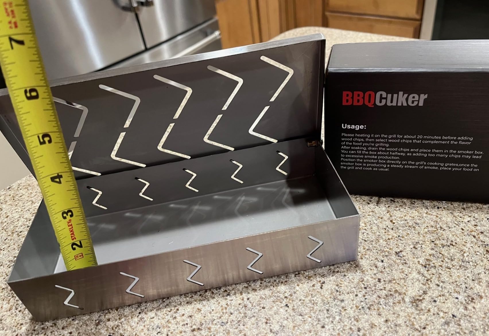 2 Pack Stainless Steel Grill Smoker Box for Gas & Charcoal Grills customer photo 1