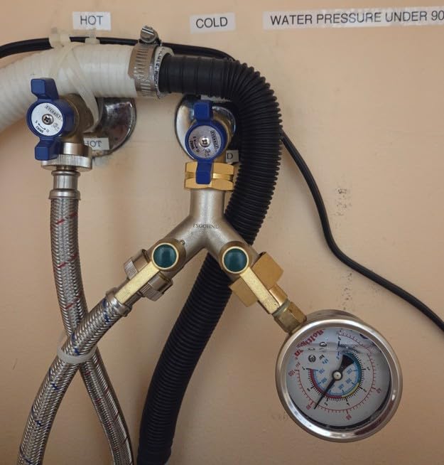 Boltigen 0-200 Psi Water Pressure Gauge, 3/4