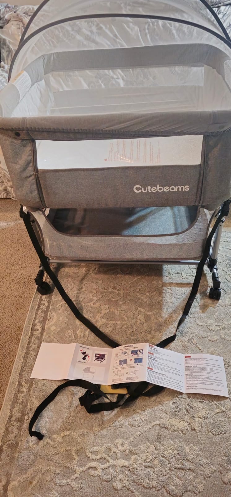 Twin Bassinet for 2 Babies, Bedside Double Bassinet for Twins customer photo 2