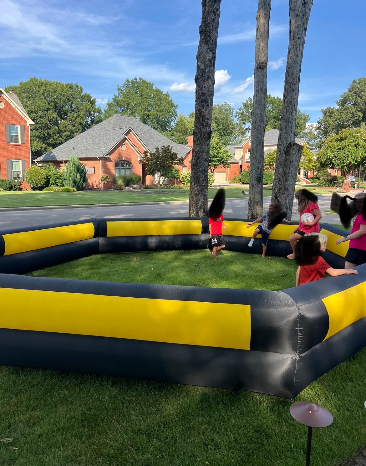 17FT Gaga Ball Pit Portable,Inflatable Gaga Ball Pit with Blower for Indoor Outdoor School Family Activities Giant Inflatable Sport Games for Kids and Adult customer photo 2