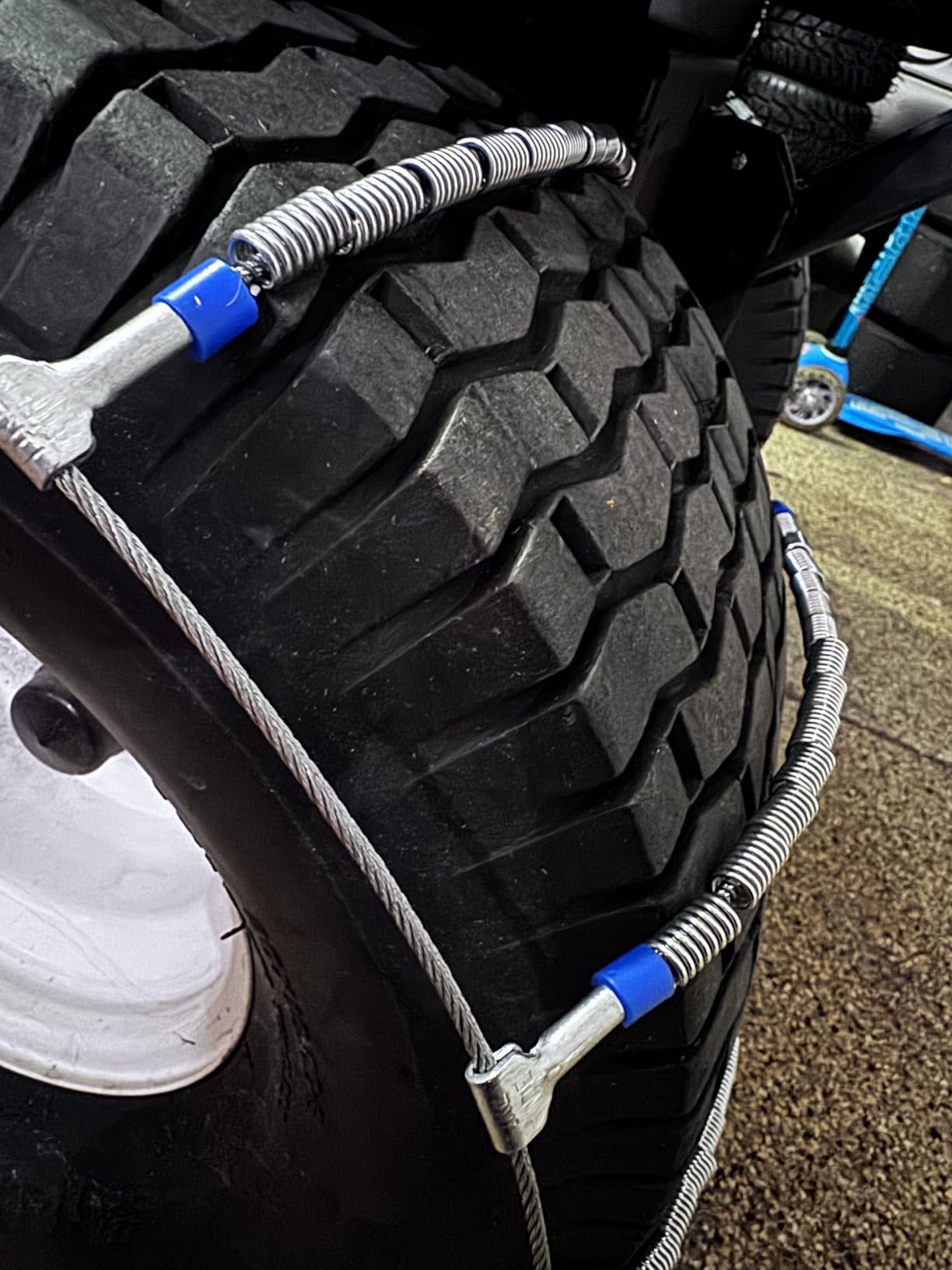 Tire Chain Cables For Snow & Ice, Fits Passenger Cars & Some SUVs, Constructed to Provide Maximum Traction & Grip - Set of 2 (X-Small) customer photo 2