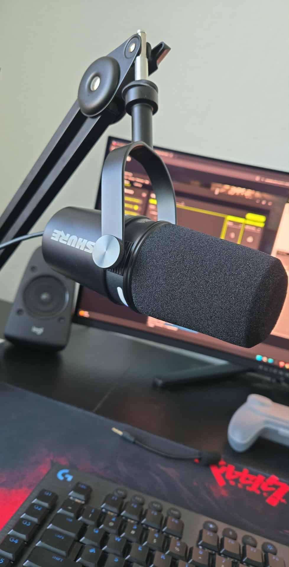 Shure MV7+ USB-C & XLR Podcast Dynamic Microphone - Black customer photo 2