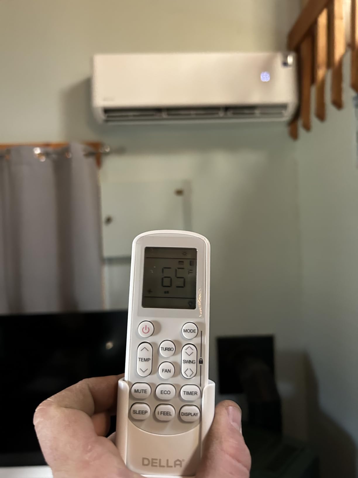 DELLA Optima Series 18000 BTU Mini Split AC with Soft Airflow, Hyper Heat Down to -13°F, Up to 1000 Sq. Ft, 23 SEER2 230V,Energy Star,WiFi & Alexa,Inverter AC,1.5 Ton Pre-Charged Heat Pump,16.4ft Kit customer photo 1
