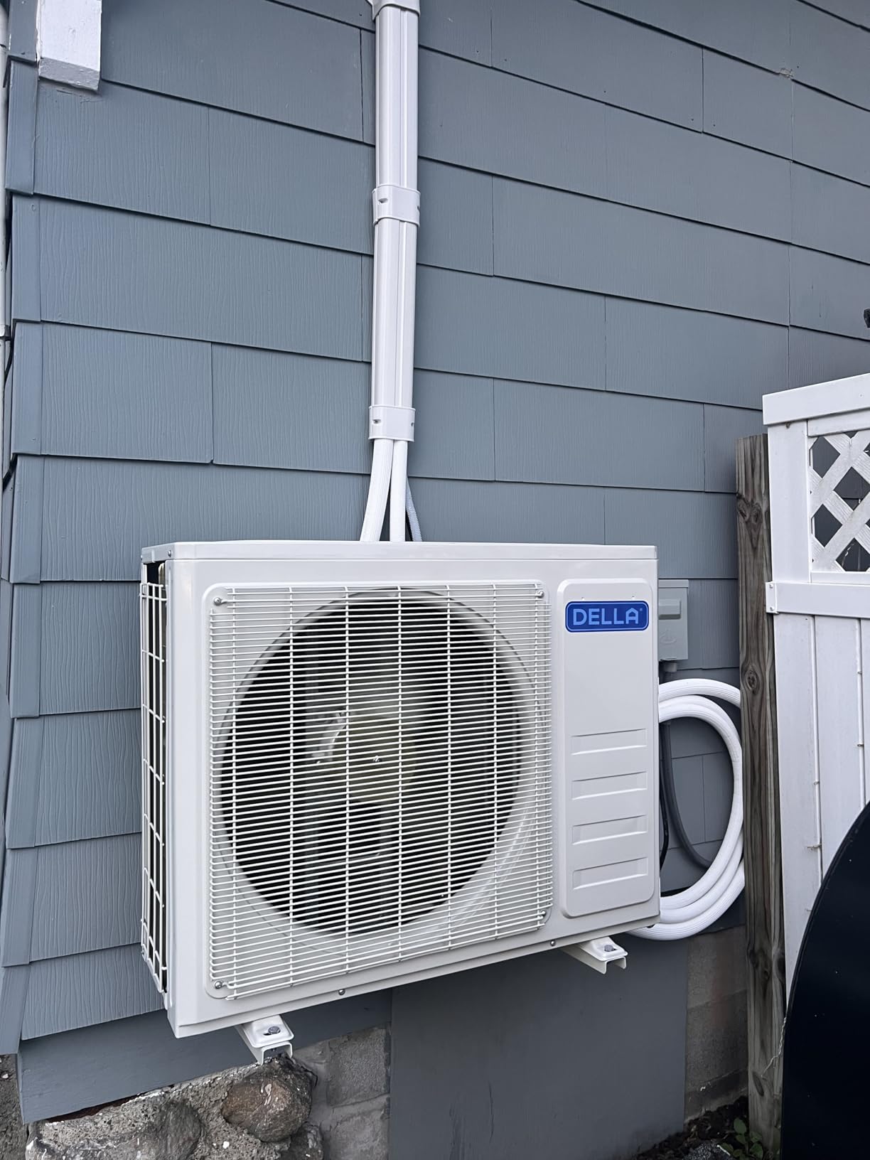 DELLA Optima Series 18000 BTU Mini Split AC with Soft Airflow, Hyper Heat Down to -13°F, Up to 1000 Sq. Ft, 23 SEER2 230V,Energy Star,WiFi & Alexa,Inverter AC,1.5 Ton Pre-Charged Heat Pump,16.4ft Kit customer photo 2