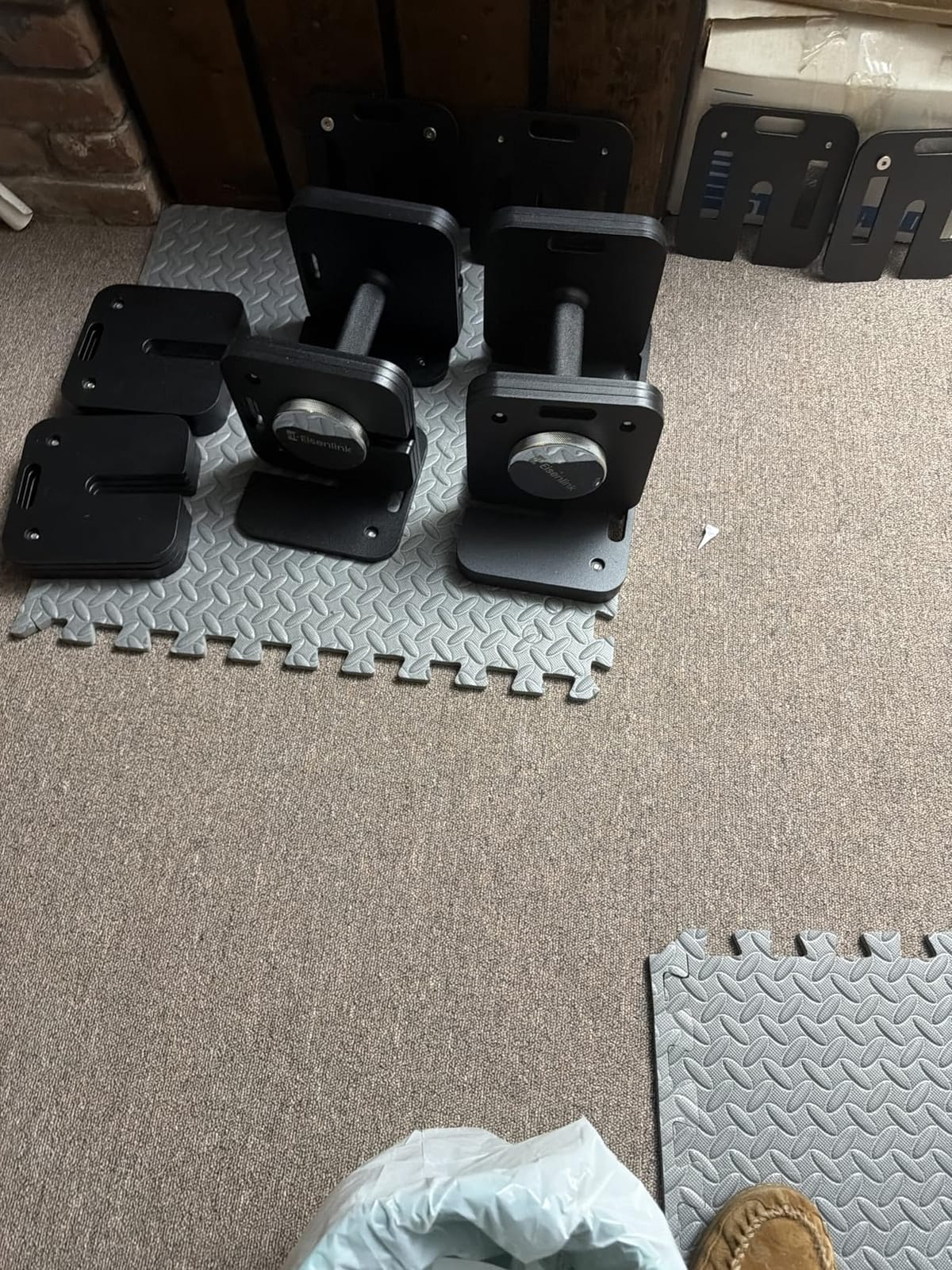 Eisenlink Adjustable Dumbbell Set, 10-50/80lb, 5lb Increments, Quick-Lock customer photo 1