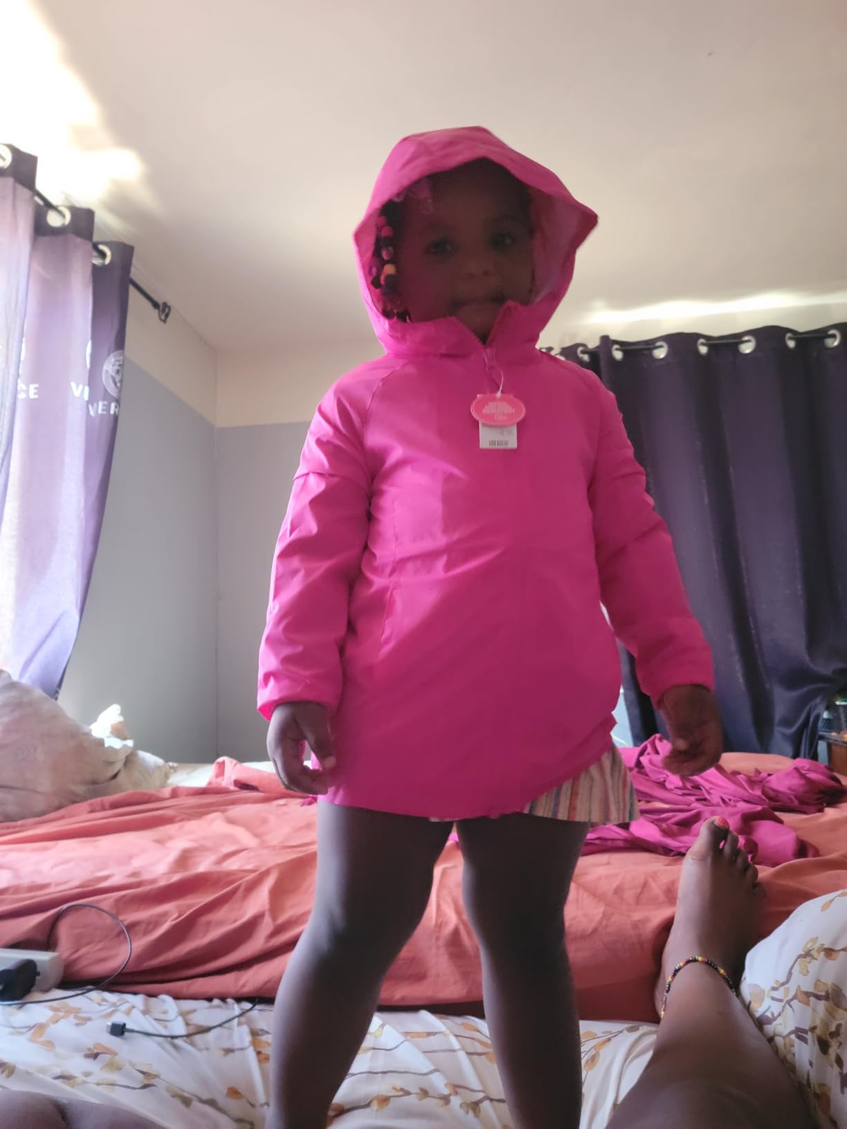 The Children's Place Baby Girls And Toddler Windbreaker Jacket customer photo 2