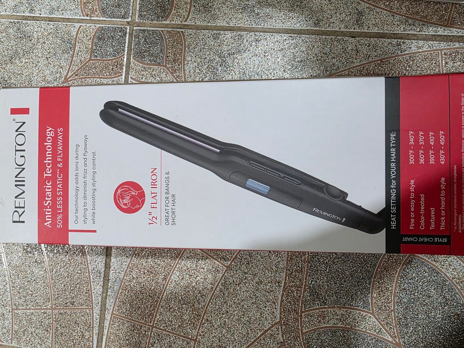 Remington Anti-Static Flat Iron, 1/2 Inch, Titanium + Ceramic Coating customer photo 1