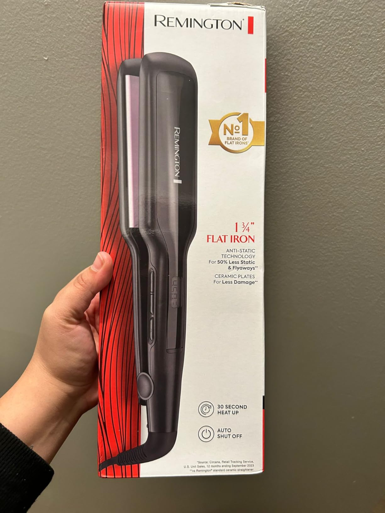 Remington Anti-Static Flat Iron, 1/2 Inch, Titanium + Ceramic Coating customer photo 2
