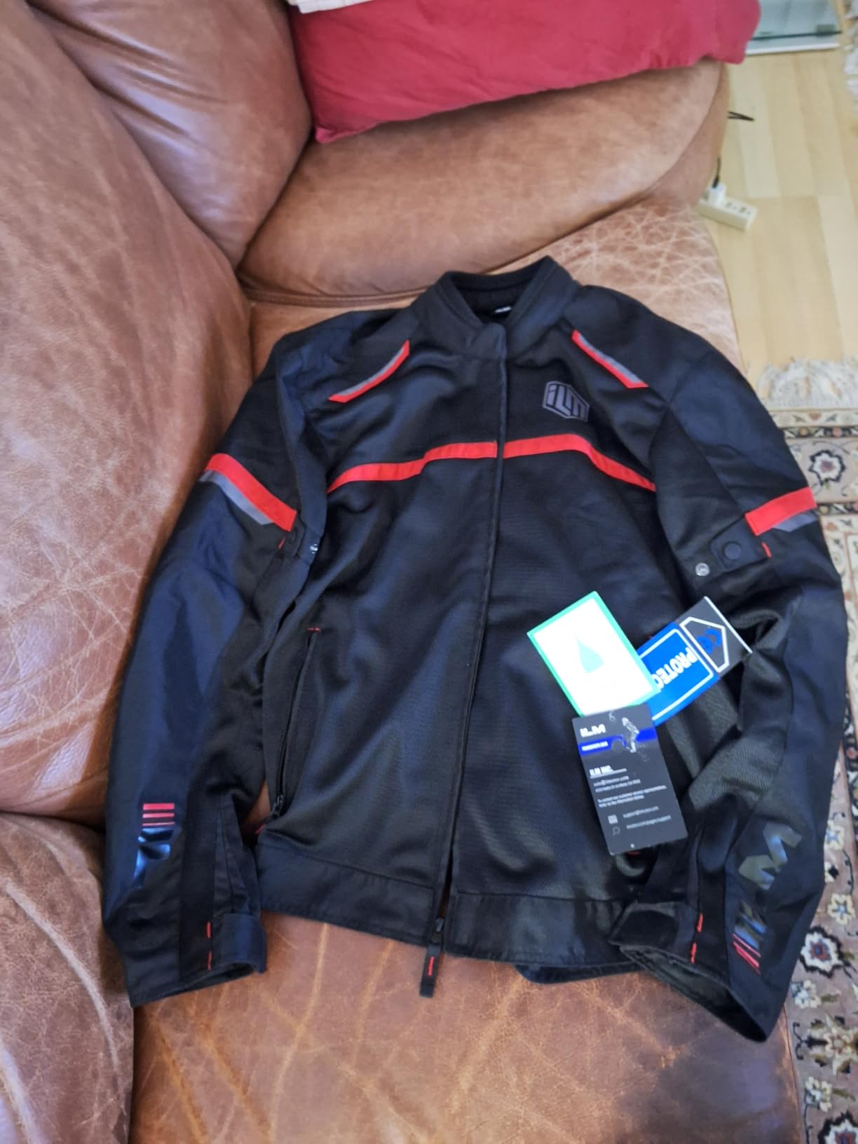 ILM Motorcycle Riding Jacket with Mesh CE Armor and Detachable Thermal Liner Dual Sport All Season for Men Model JAM1 customer photo 1