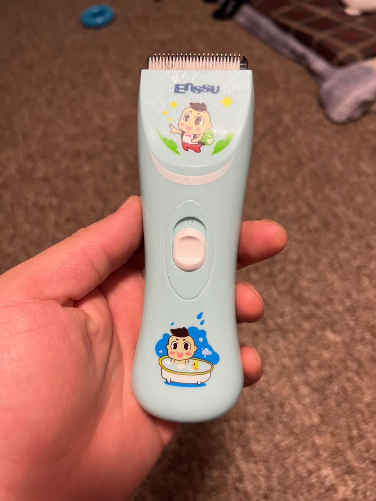 ENSSU Baby Hair Clippers Cordless Hair Clipper for Kids with LED Display customer photo 2