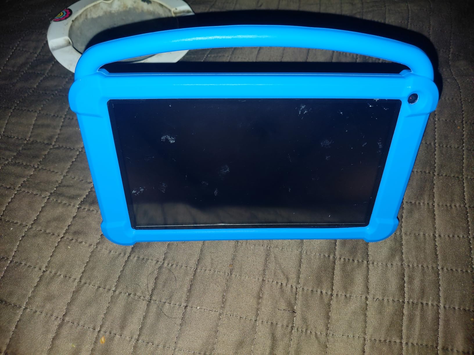 YQSAVIOR Kids Tablets, Android 12 Tablet for Kids, 4GB RAM 32GB ROM Toddler Tablet 7 inch IPS Screen, Parental Control, 2+5MP Dual Camera, Shockproof Case for Educational Games, Blue customer photo 2
