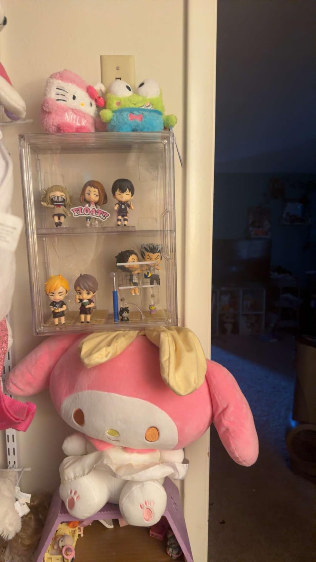BOHOIDEE 3 Tiers Clear Display Case for Figures, Acrylic Storage Organizers customer photo 2
