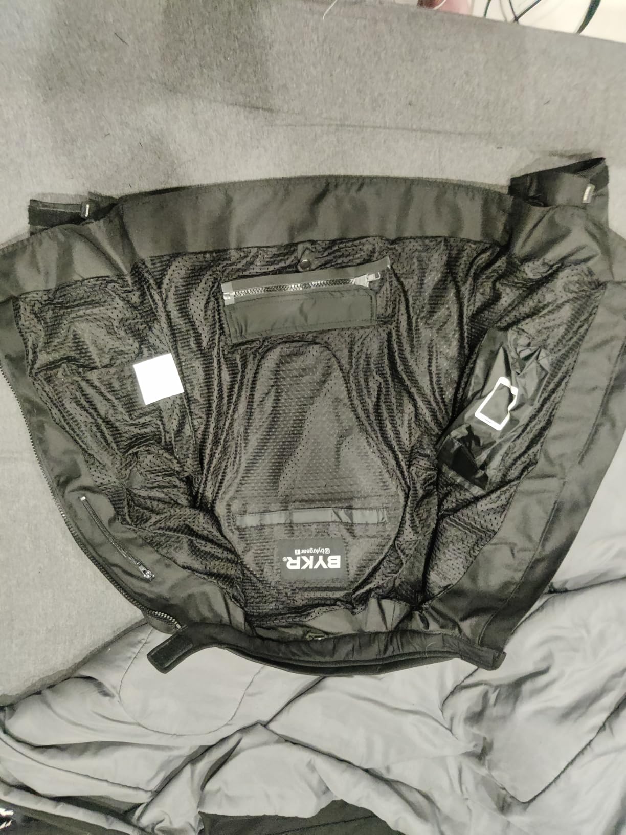 BYKR Mesh Motorcycle Jacket For Men Dual Sports Adventure Breathable Riding Protective Motorbike Jackets Enduro CE Armored customer photo 1