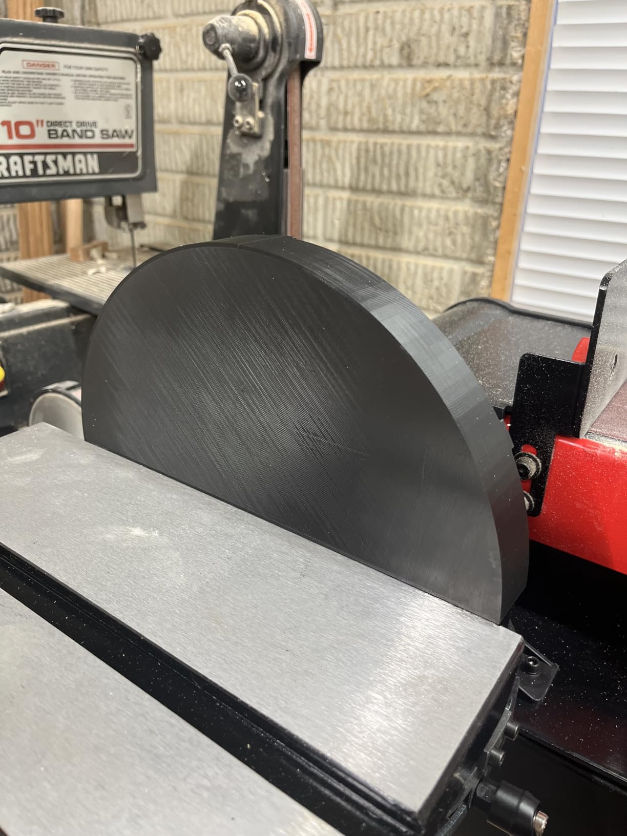 BUCKTOOL 1-1/2HP Bench Belt Disc Sander for Woodworking, 6x48