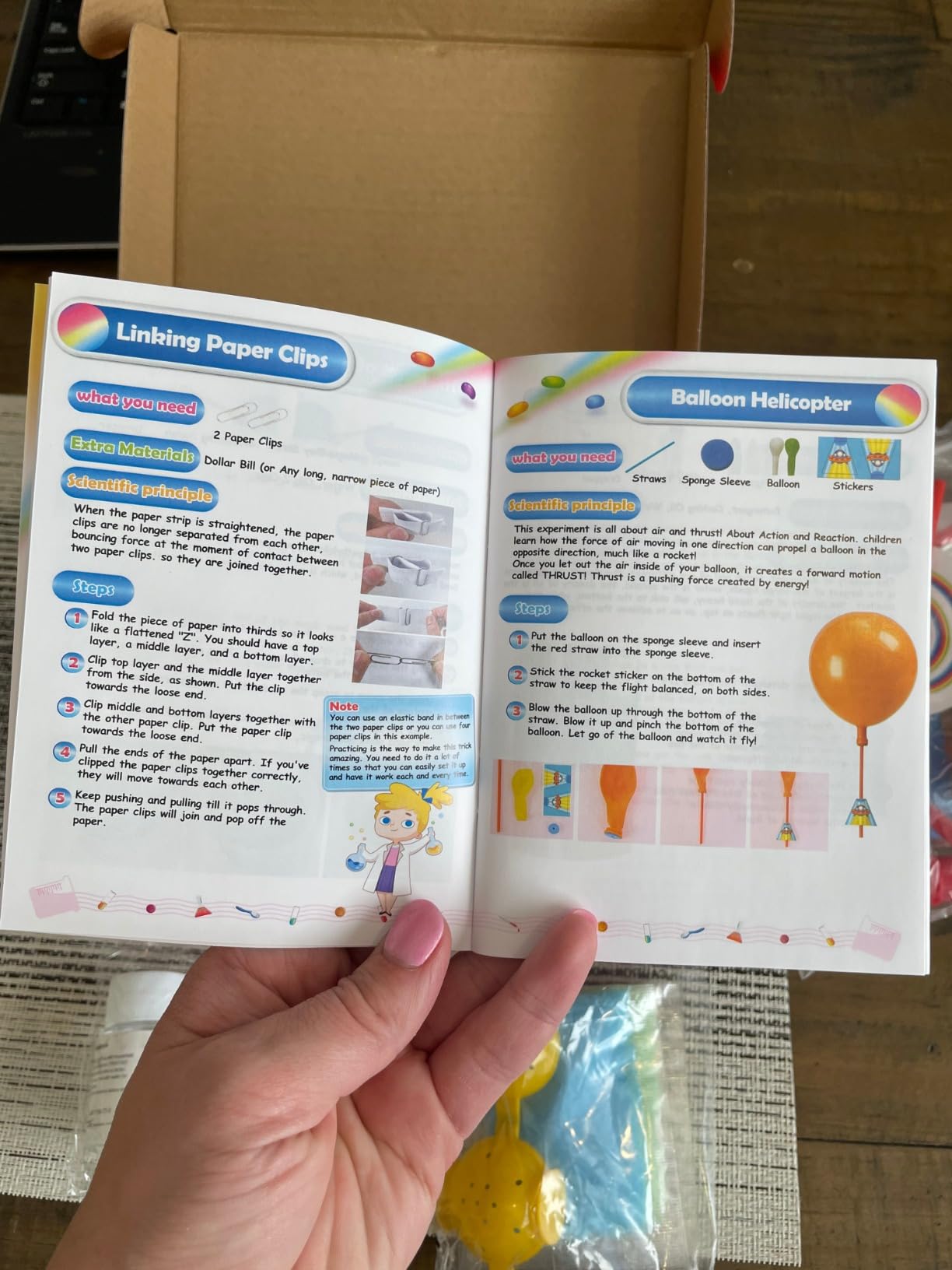 UNGLINGA 40+ Experiments Science Kit for Kids Chemistry Set STEM Toy customer photo 1