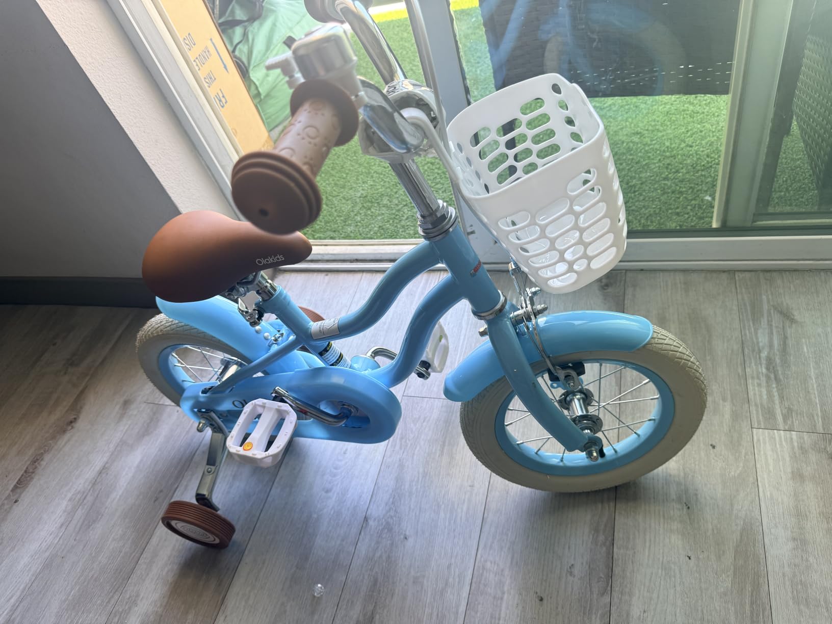 Olakids Kids Bike, 12 14 16 18 Inch Toddlers Bike with Training Wheels Basket Safety Bell Adjustable Seat Handlebar, Children's Bicycle for Girls Boys customer photo 1
