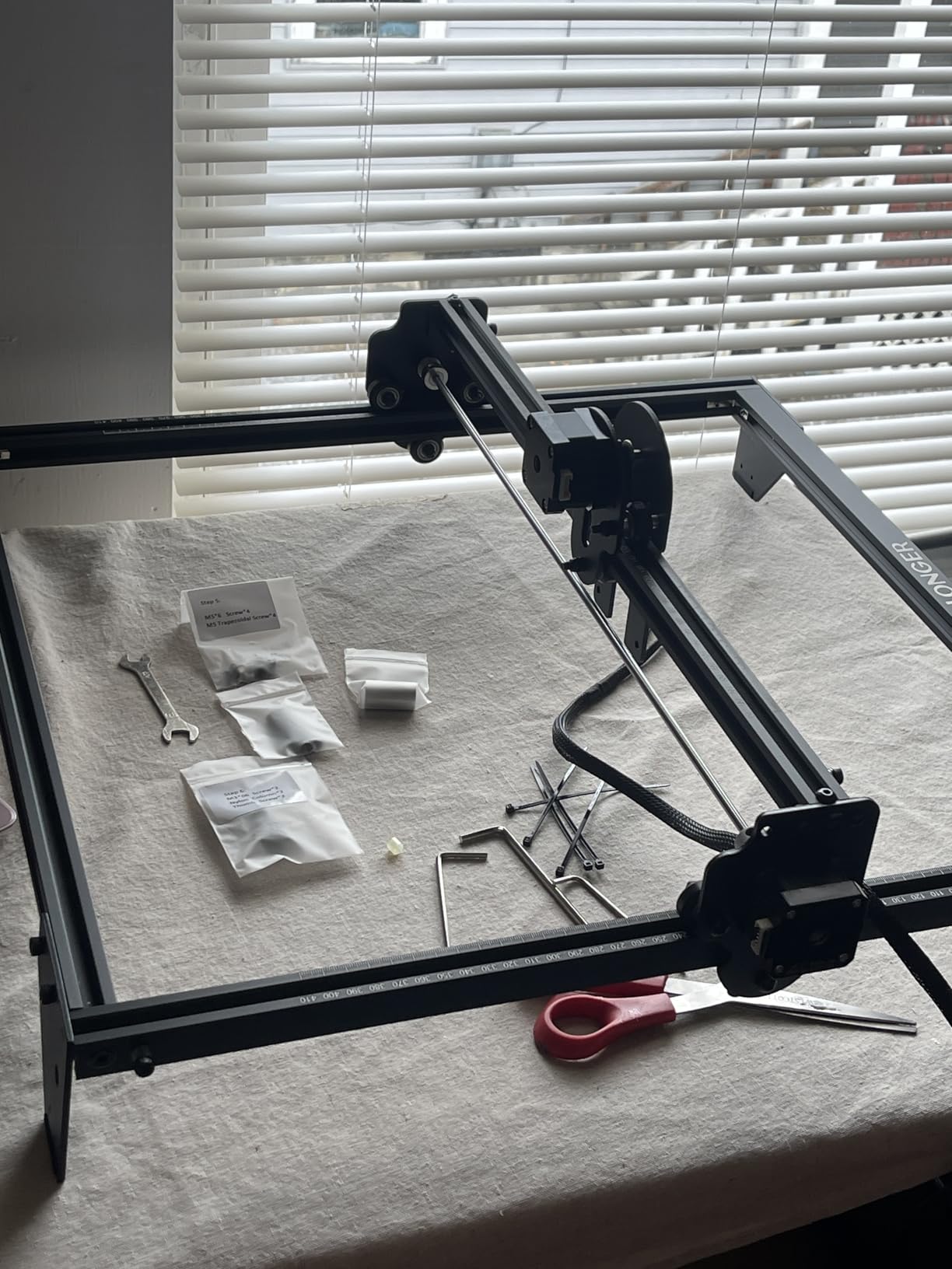 LONGER Laser Engraver Ray5 5W Higher Accuracy DIY Laser Engraving Machine with 3.5