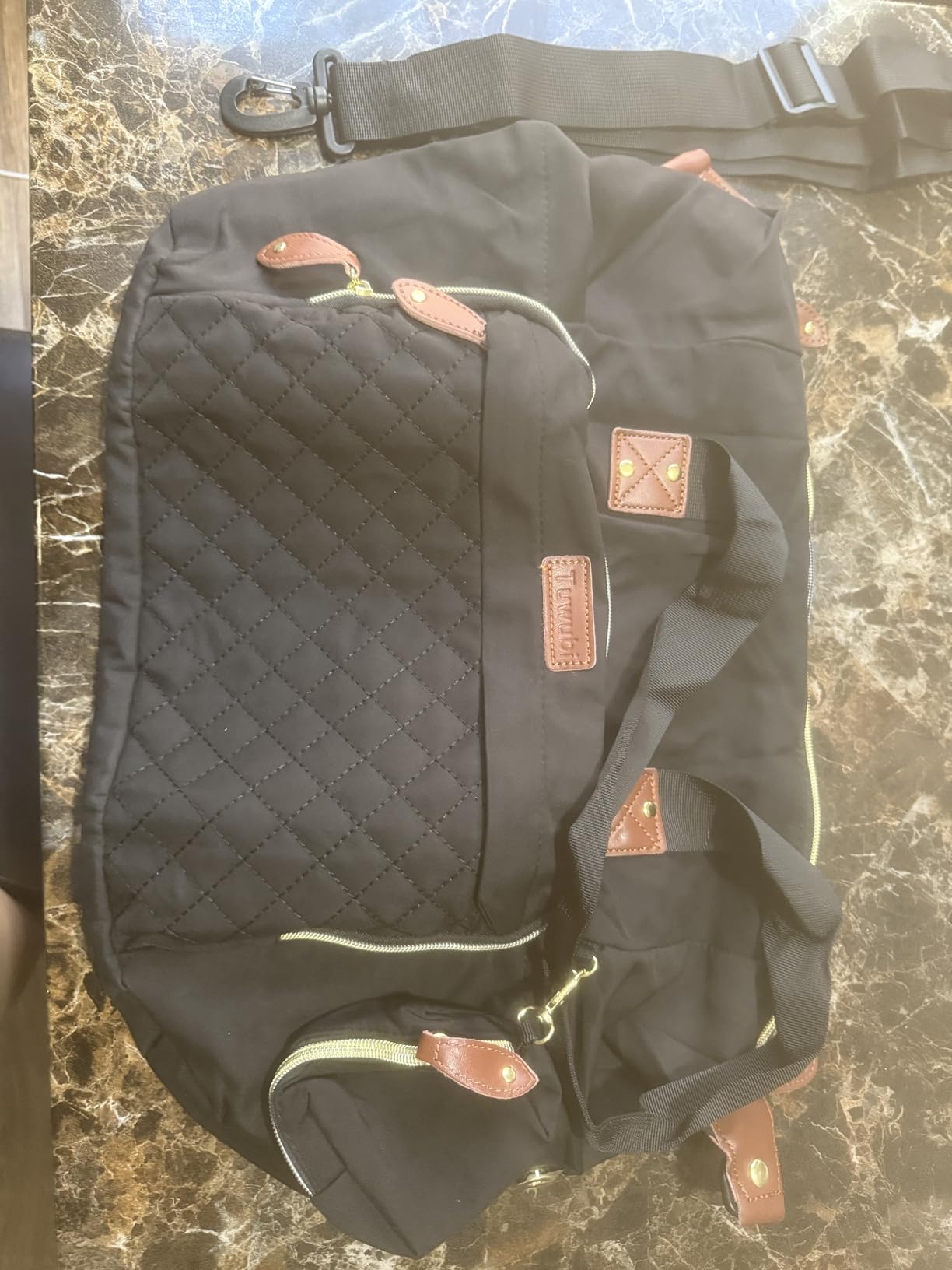Tuwubi Diaper Bag Tote,Baby Diaper Bag with Pacifier Case customer photo 1