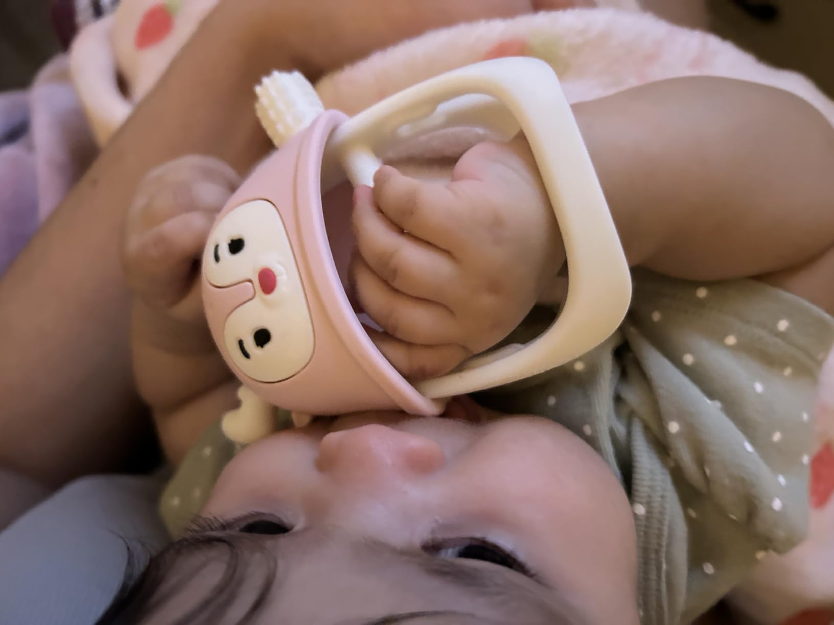 Smily Mia Baby Teething Toys for 0-6Months, Penguin Teethers for Babies 3-6Months | Hand Teether for 0-6M |Teething Mittens for Teething Relief, Baby Pacifier |New Born Essentials, 2Pack customer photo 2