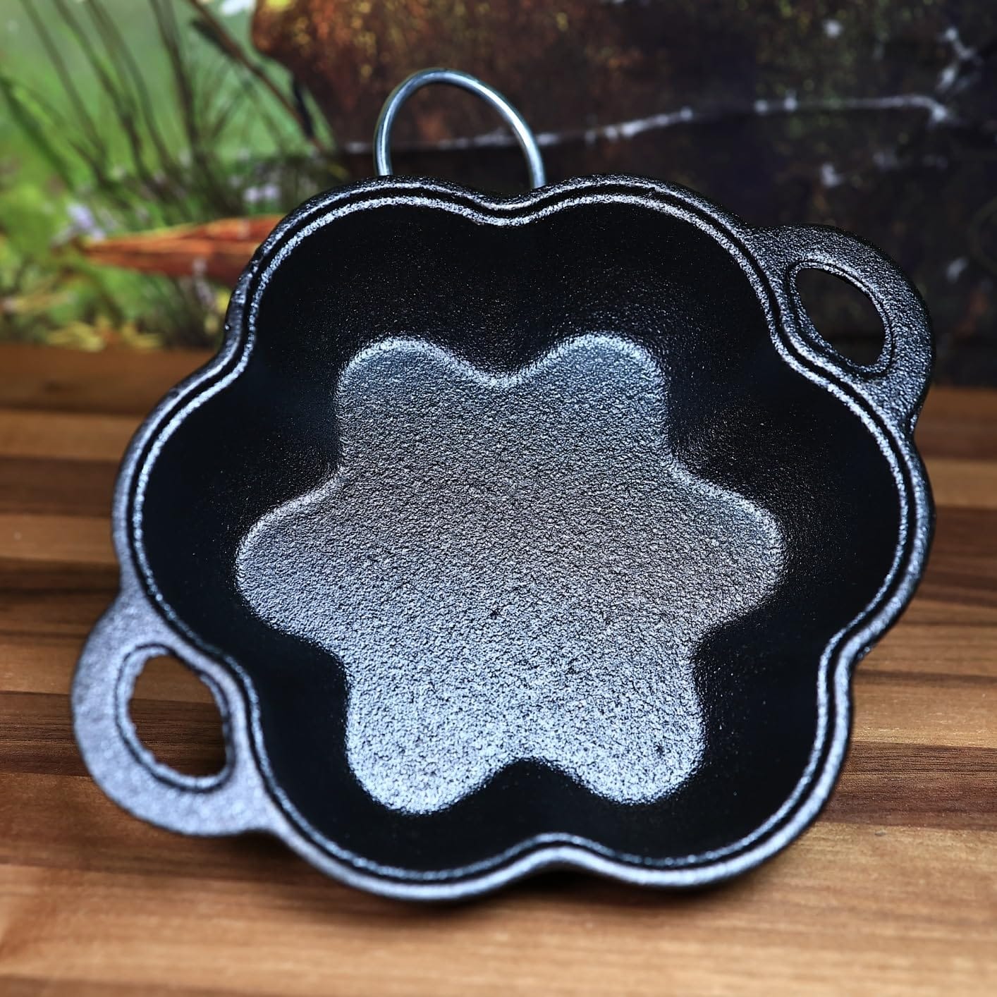 Pre-Seasoned Cast Iron Smoker Box & Garlic Roaster with Airflow Lid customer photo 2
